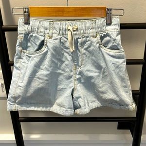 Girls tea collection denim striped shorts. Size 12